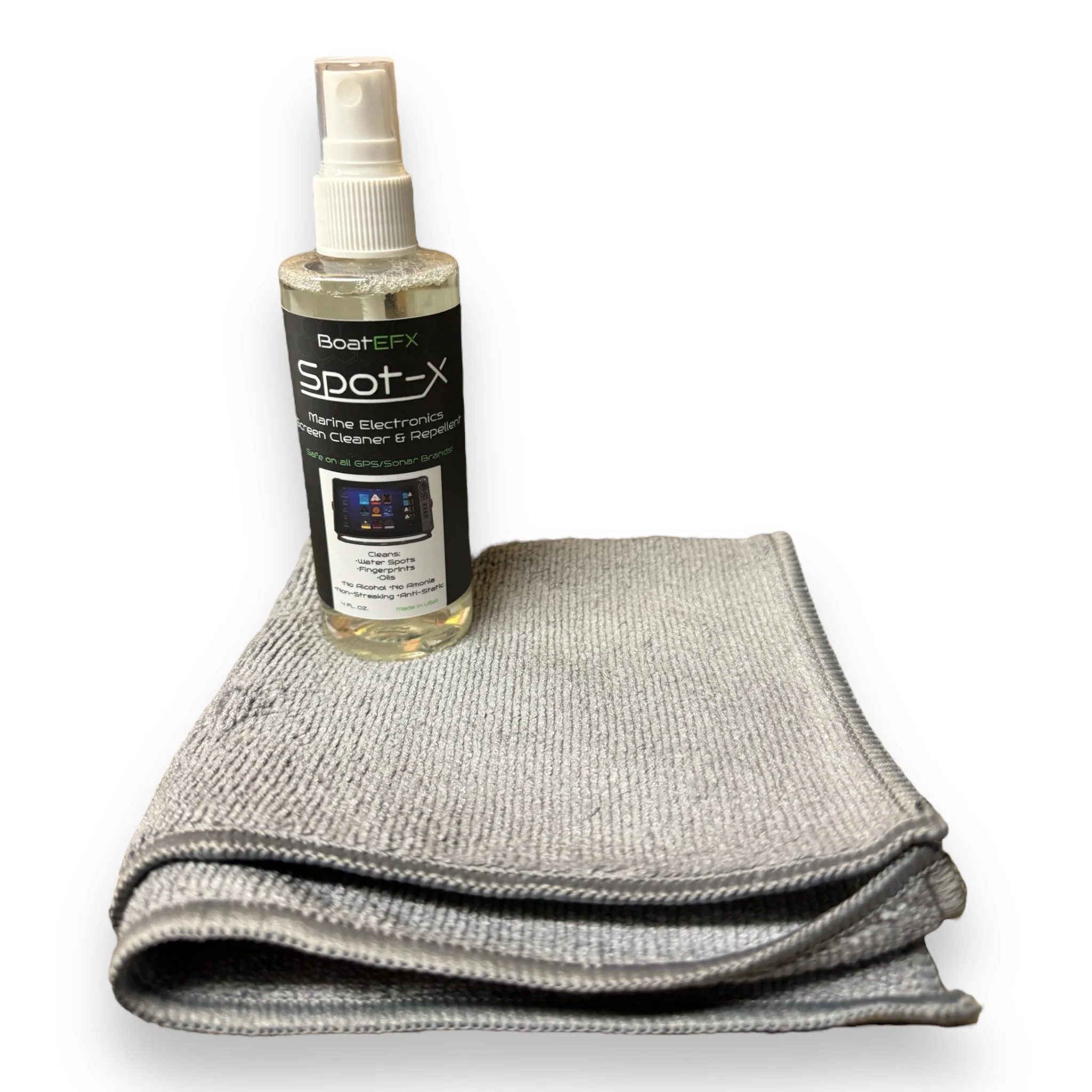 Spot-X Marine Electronics Cleaner with Microfiber Cloth - Image 2
