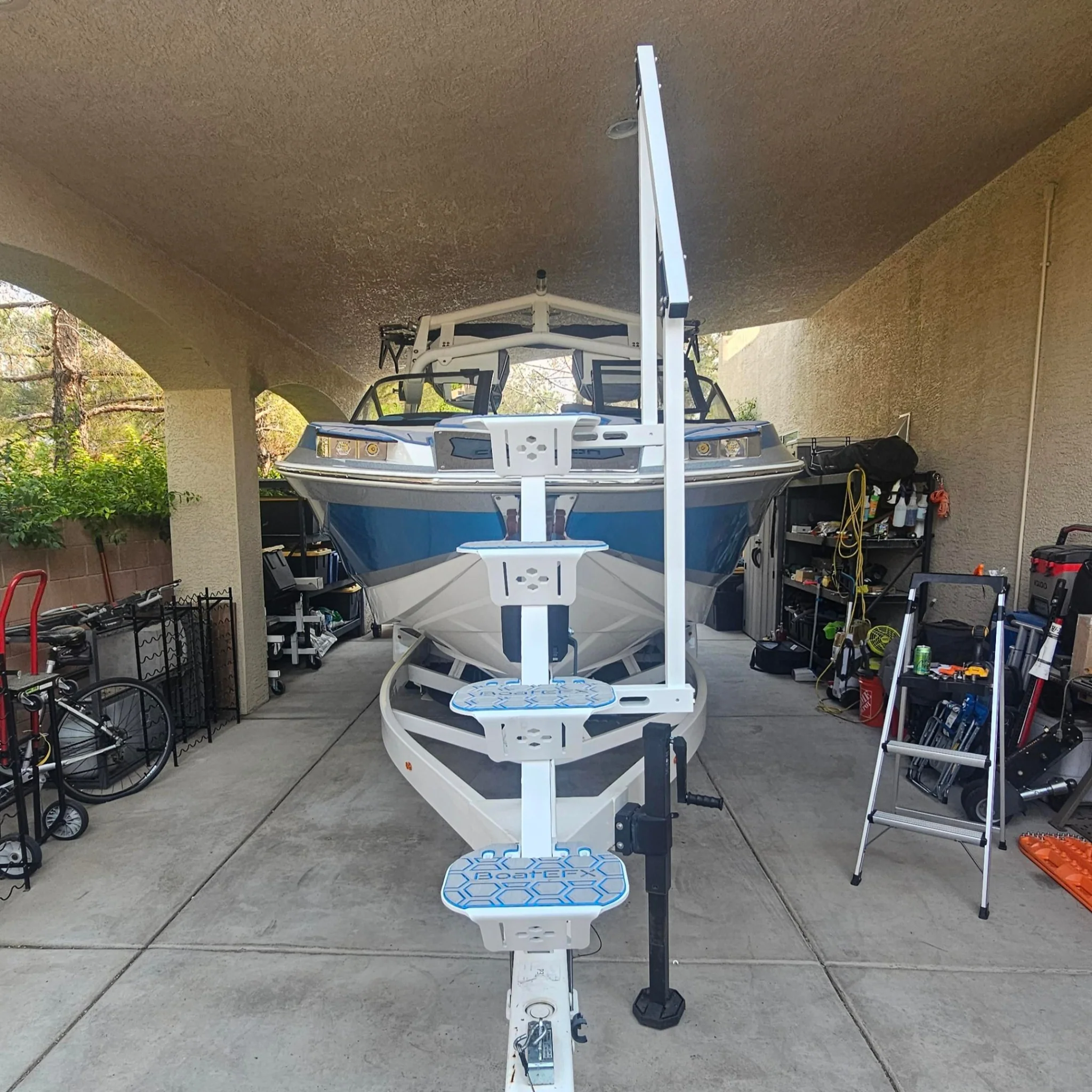 Carolina Skiff® Aluminum Boat Trailer Steps - Image 3
